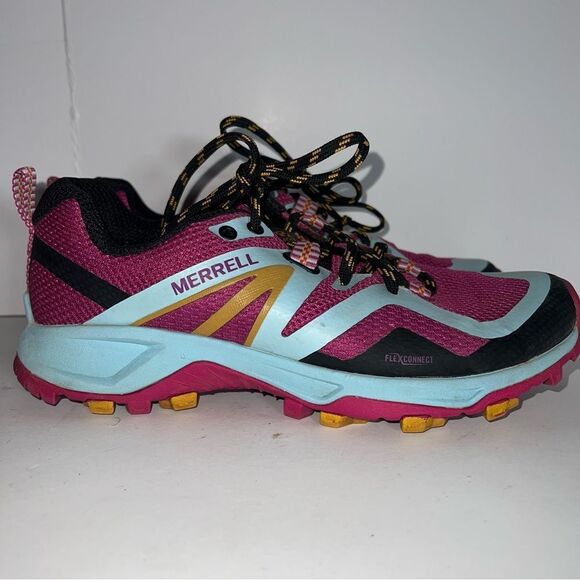 Merrell MQM Flex Connect Blue Running Sneakers Shoes - Picture 1 of 8